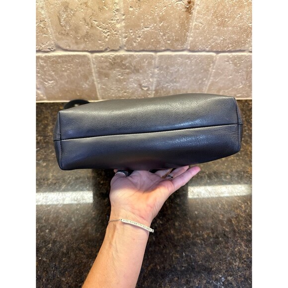 SOLD OUT Madewell The Transport Crossbody Black Leather Like New - Picture 7 of 12